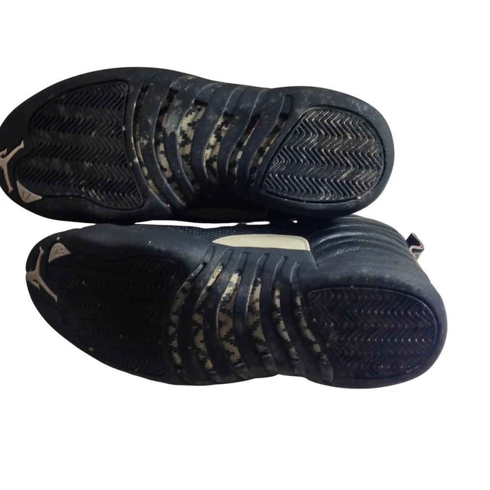Jordan Air Jordan 12 Retro The Master Mens Size 10.5 Black Gold 130690-013